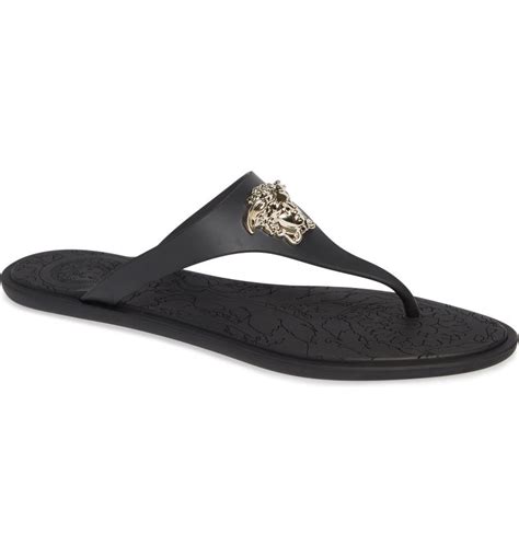 Versace Women's Medusa Thong Sandals 